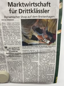 Read more about the article Zeitungsartikel: Schulagentur Breitenhagen